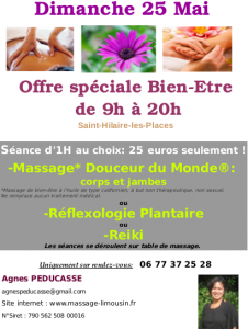 Offre Speciale 25 mai 2014